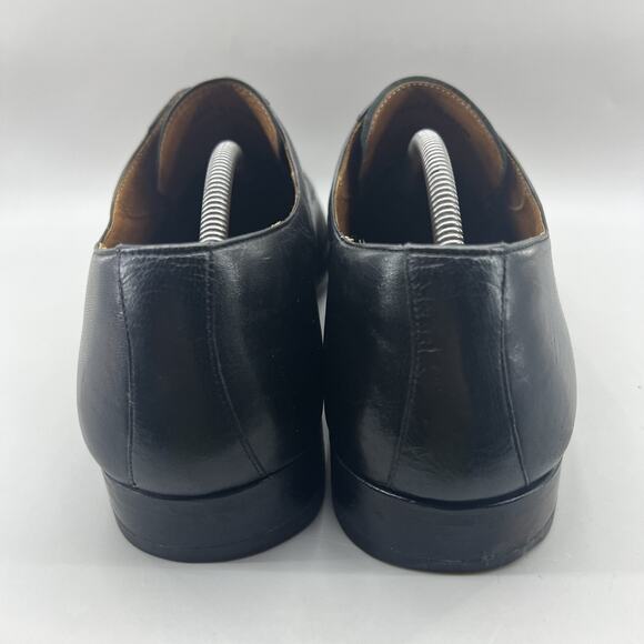 Magnanni Split Toe‎ Apron Oxford Men\'s Size 13 M Black Leather Comfort Low Shoes main image 4